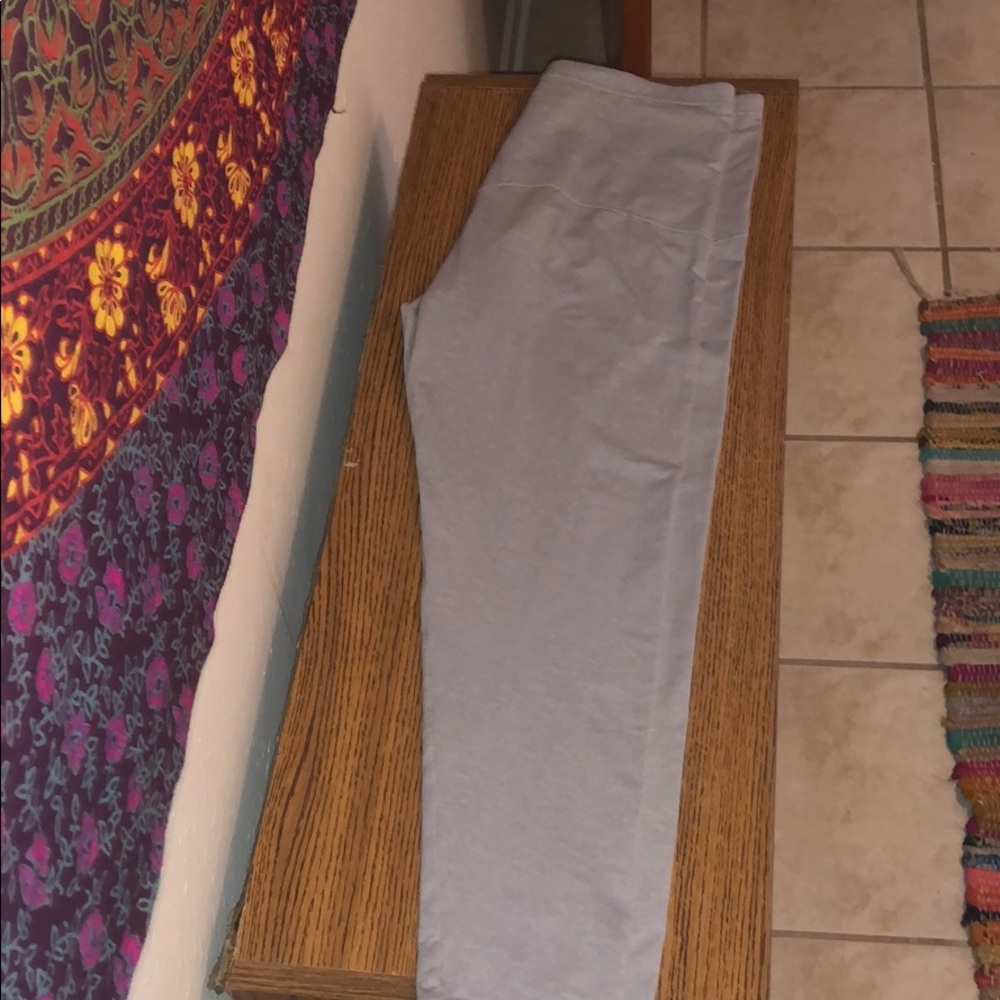 Grey tummy control leggings